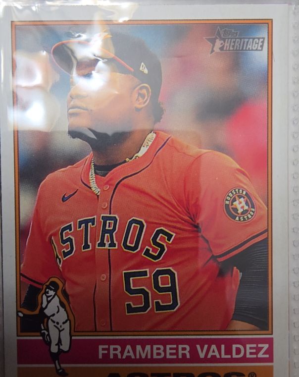 2025 Topps Heritage #335 Framber Valdez — front