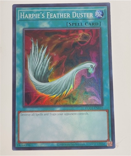 Yu-Gi-Oh! 2020 EG01-EN022 Harpie's Feather Duster — front