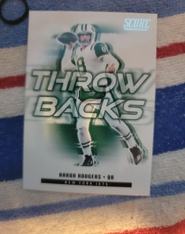 2025 Panini Score Throwbacks #10 Aaron Rodgers — front