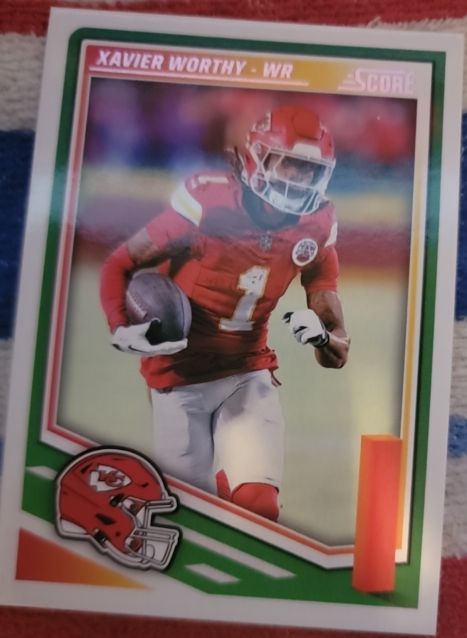 2025 Panini Score #237 Xavier Worthy — front