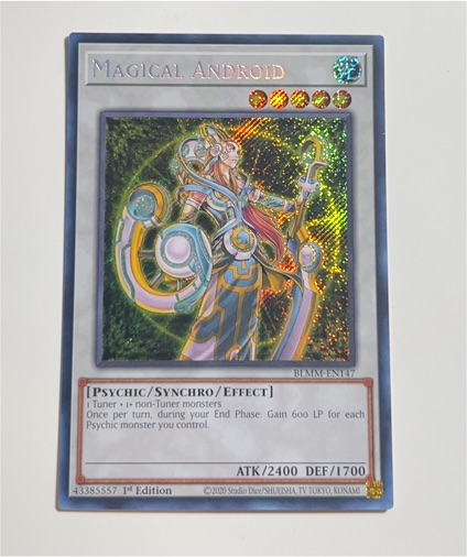 2003 Yu-Gi-Oh! BLMM-EN147 Magical Android — front