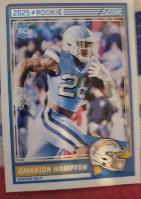 2025 Score Rookie #Omarion Hampton — front