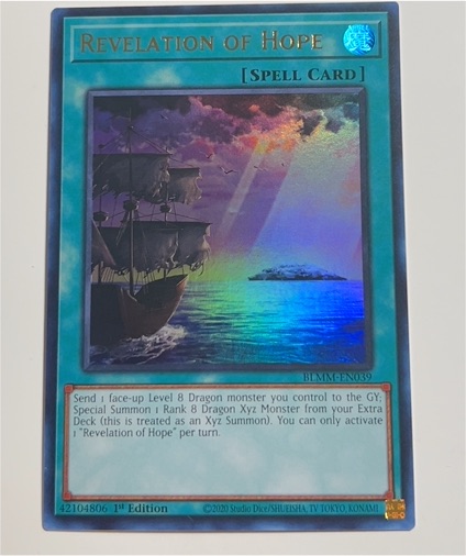 2020 Yugioh BLMM-EN039 Revelation of Hope — front