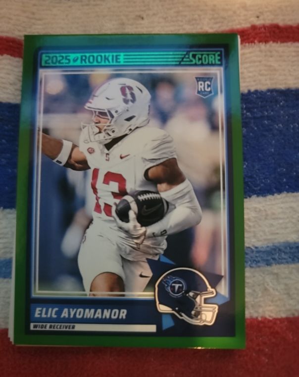 2025 Panini Score #5 Elic Ayomanor — front