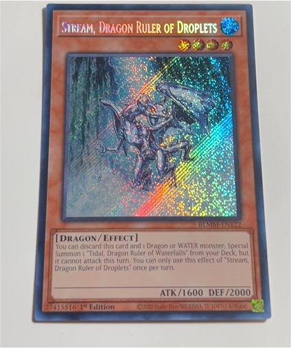 2011 Yu-Gi-Oh! BMM-EN122 Stream, Dragon Ruler of Droplets — front