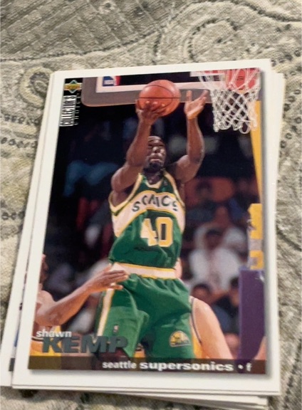 1995-96 Upper Deck Collector's Choice #40 Shawn Kemp — front
