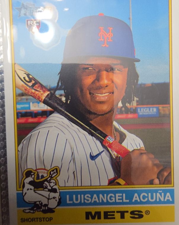 2025 Topps Heritage #274 Luisangel Acuña — front