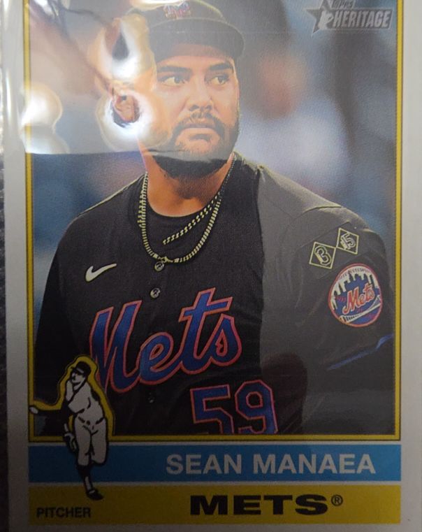 2025 Topps Heritage #168 Sean Manaea — front