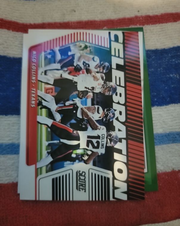 2025 Panini Score #C-NIC Nico Collins Celebration — front
