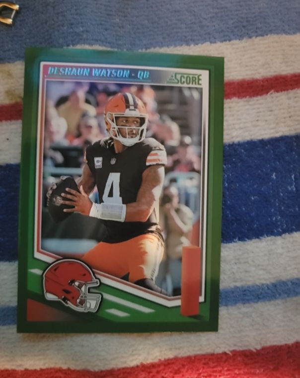 2025 Panini Score #224 Deshaun Watson — front