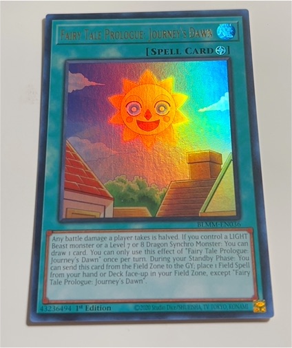 2023 Yugioh BLMM-EN036 Fairy Tale Prologue: Journey's Dawn — front