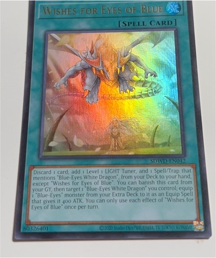 2019 Yu-Gi-Oh! SDWD-EN042 Wishes for Eyes of Blue — front
