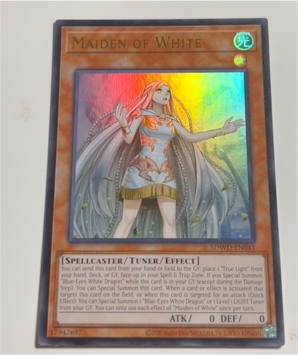 2020 Yu-Gi-Oh! SDWD-EN041 Maiden of White — front