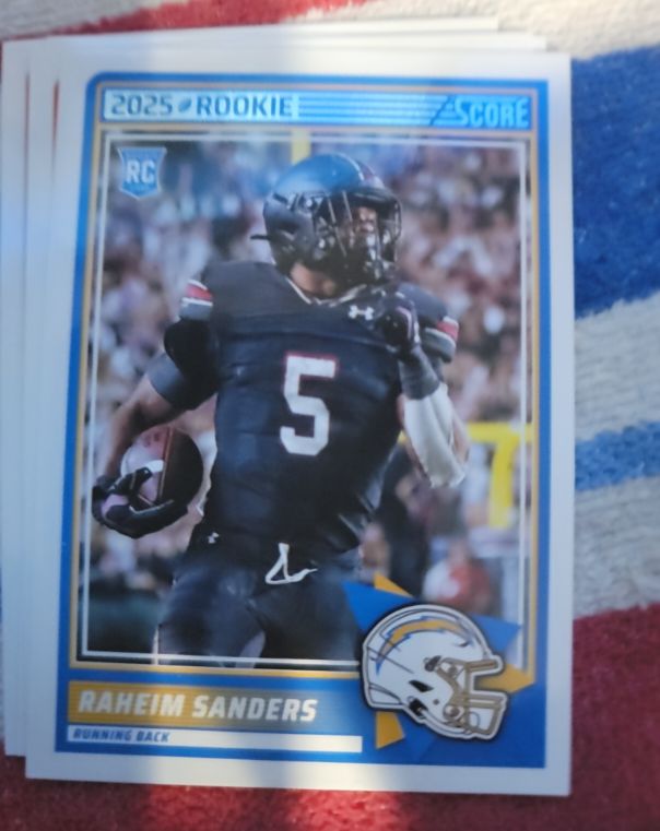 2025 Panini Score #45 Raheim Sanders — front