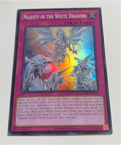 2020 Yu-Gi-Oh! SDWD-EN027 Majesty of the White Dragons — front
