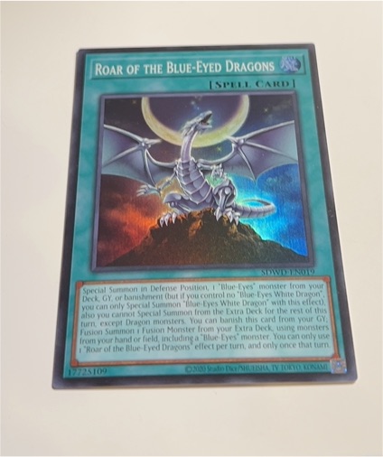 2003 Yu-Gi-Oh! SDWD-EN019 Roar of the Blue-Eyes Dragon — front