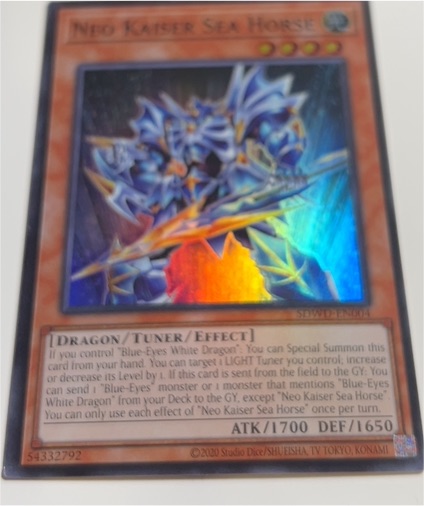 2020 Yu-Gi-Oh! SDA-EN034 Neo Kaiser Sea Horse — front