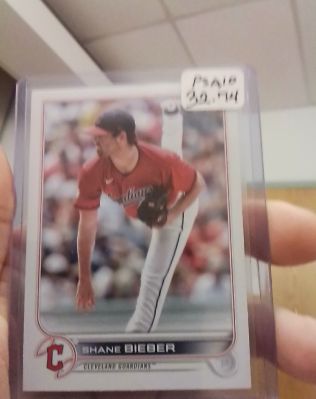 2022 Topps Series 1 #21 Shane Bieber — front