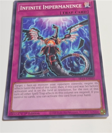 2020 Yu-Gi-Oh! SR14-EN039 Infinite Impermanence — front