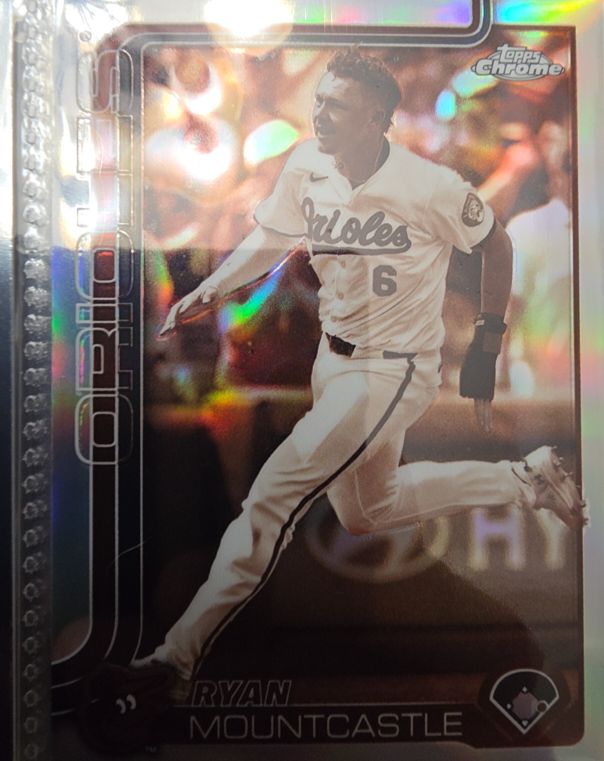 2025 Topps Chrome #297 Ryan Mountcastle Sepia Refractor — front