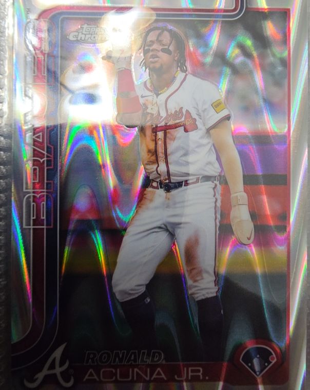 2025 Topps Chrome #257 Ronald Acuna Jr. — front