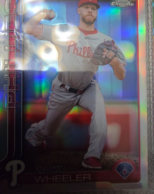 2025 Topps Chrome #189 Zack Wheeler — front