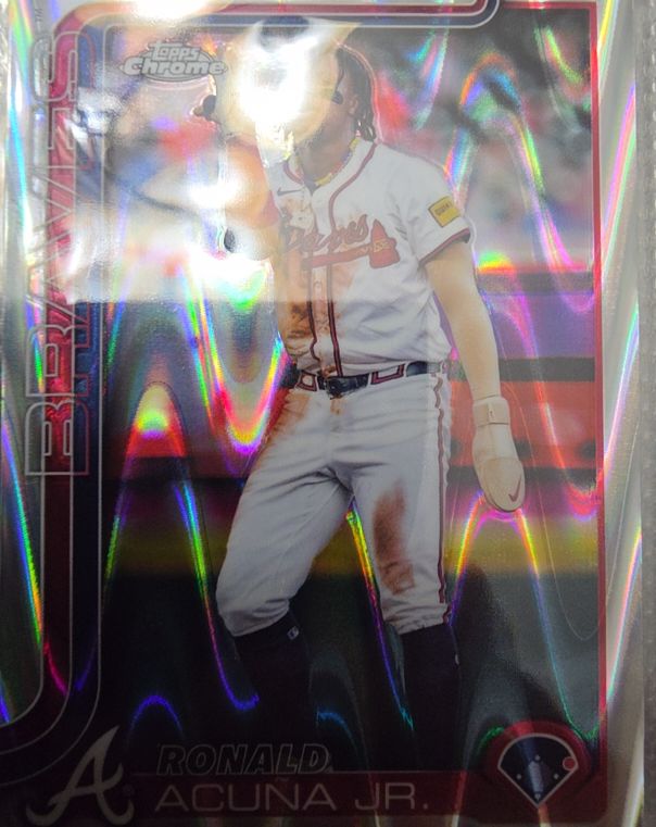 2025 Topps Chrome #257 Ronald Acuña Jr. — front