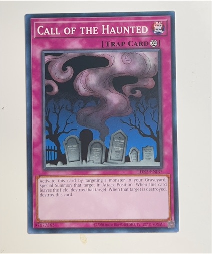 2002 Yu-Gi-Oh! LCKC-EN037 Call of the Haunted — front