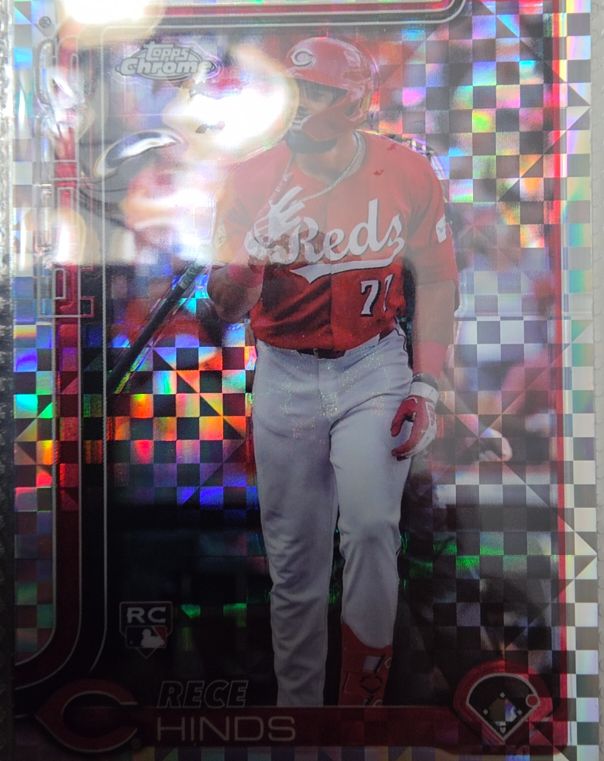 2025 Topps Chrome #217 Rece Hinds — front