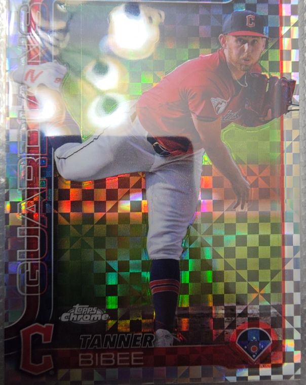 2025 Topps Chrome #236 Tanner Bibee — front