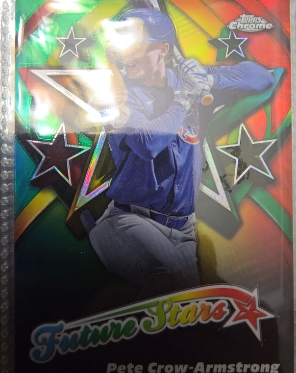 2025 Topps Chrome #FS-8 Pete Crow-Armstrong Future Stars — front