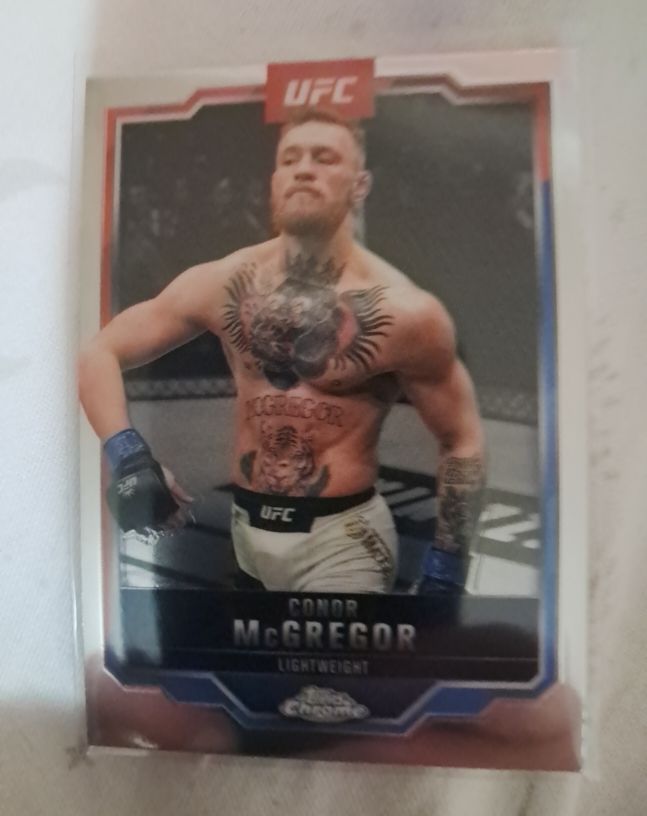 2025 Topps Chrome UFC #101 Conor McGregor — front