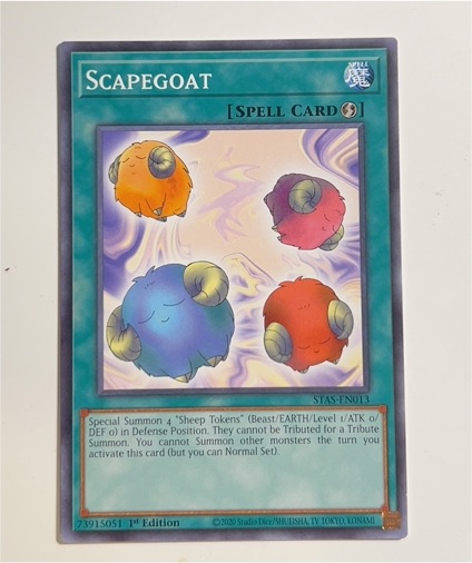 2020 Yu-Gi-Oh! STAS-EN013 Scapegoat — front