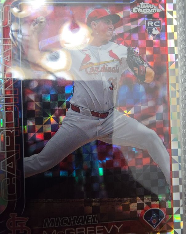 2025 Topps Chrome #193 Michael McGreevy — front