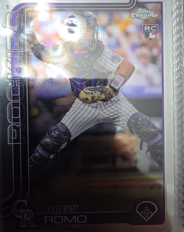 2025 Topps Chrome #124 Drew Romo — front