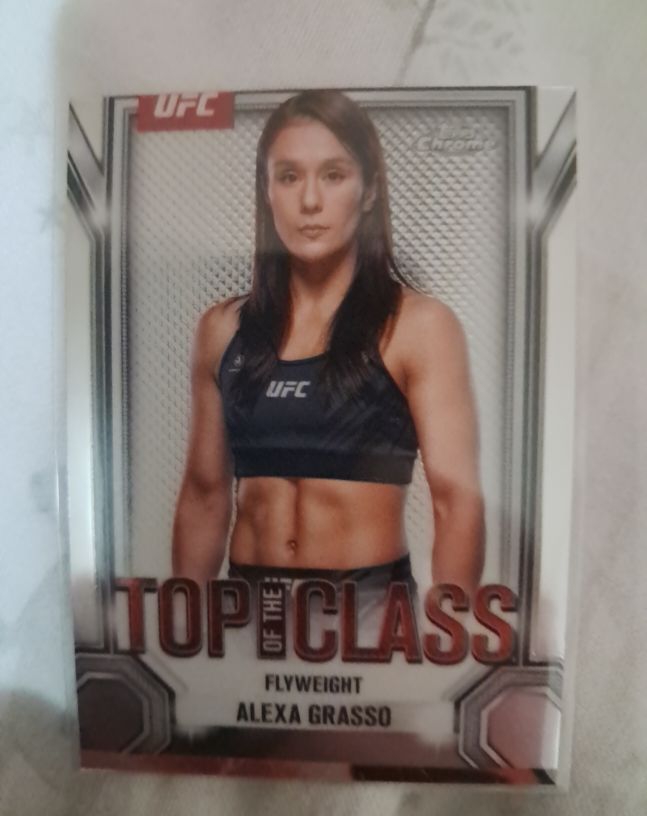2025 Topps Chrome UFC #TTC-3 Alexa Grasso Top of the Class — front