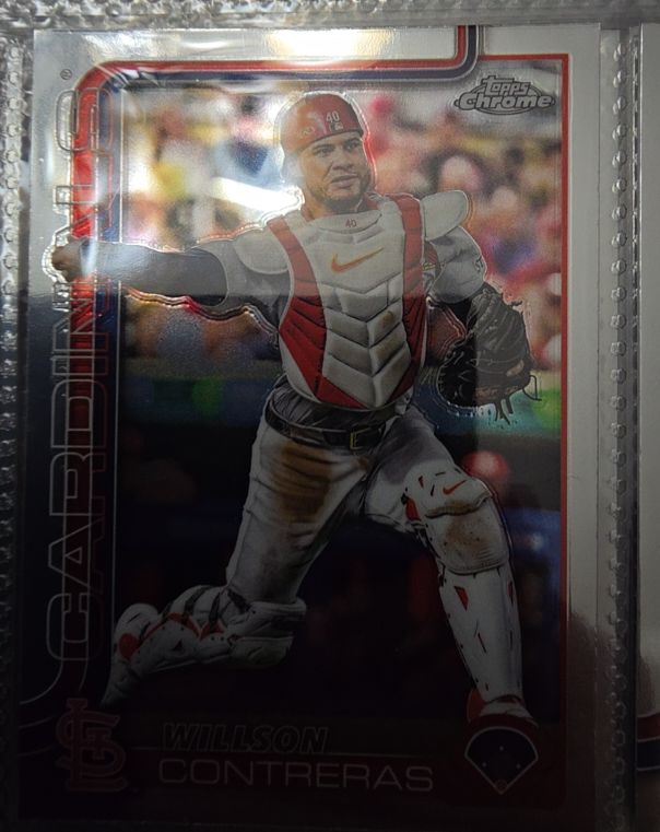 2025 Topps Chrome #82 Willson Contreras — front