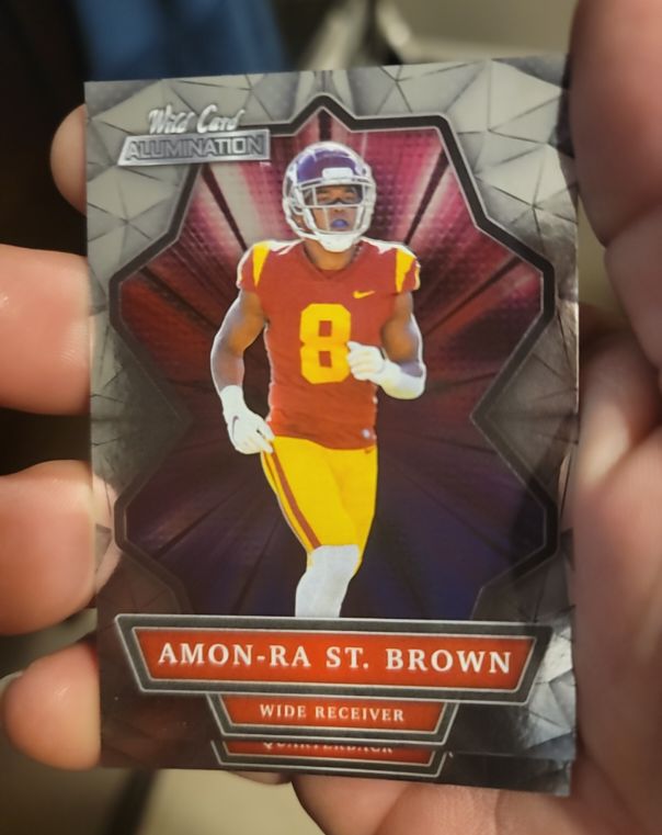 2021 Wild Card Alumination #ABC-68 Amon-Ra St. Brown — front