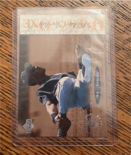 1995 Upper Deck Minor League #6 Michael Jordan One On One 94 Spring Training — front
