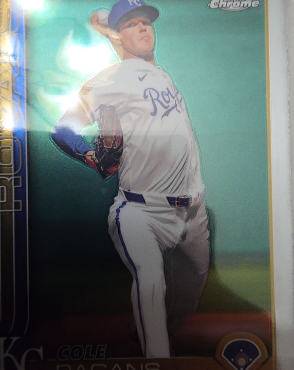 2025 Topps Chrome #169 Cole Ragans — front