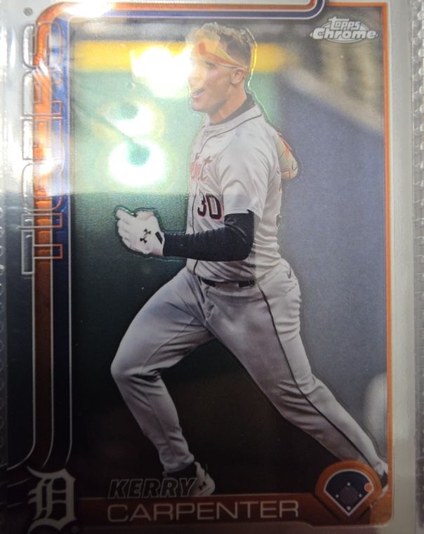 2025 Topps Chrome #299 Kerry Carpenter — front