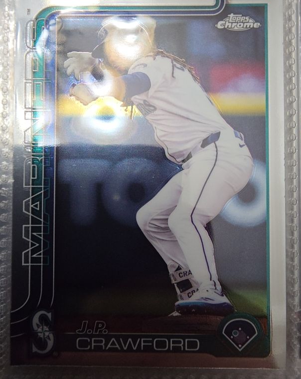 2025 Topps Chrome #181 J.P. Crawford — front