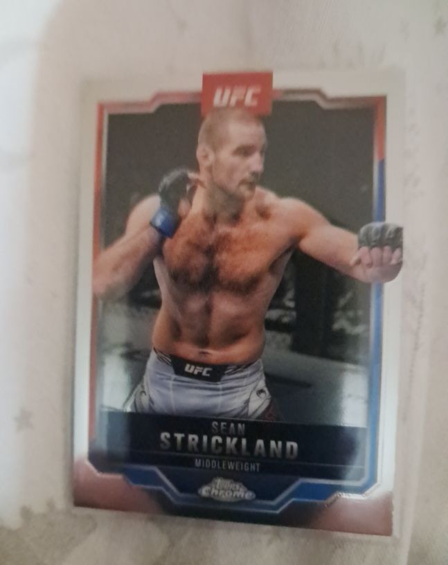 2025 Topps Chrome UFC #74 Sean Strickland — front