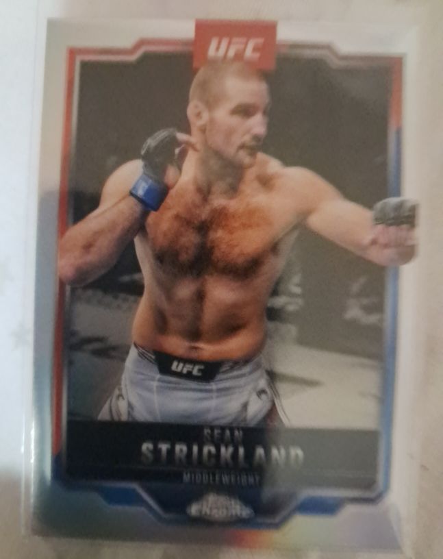 2025 Topps Chrome UFC #74 Sean Strickland — front