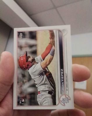 2022 Topps #506 Juan Yepez RC St. Louis Cardinals — front