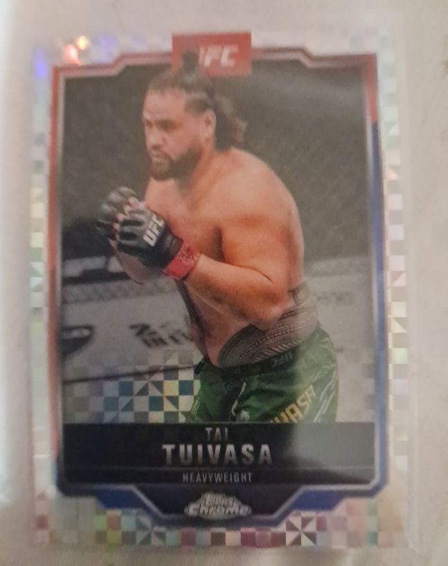 2025 Topps Chrome UFC #53 Tai Tuivasa — front