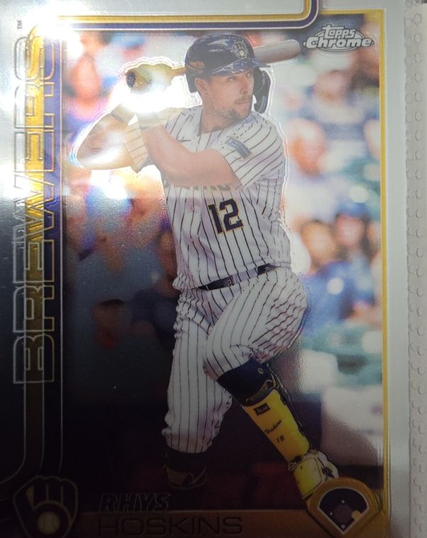 2025 Topps Chrome #98 Rhys Hoskins — front