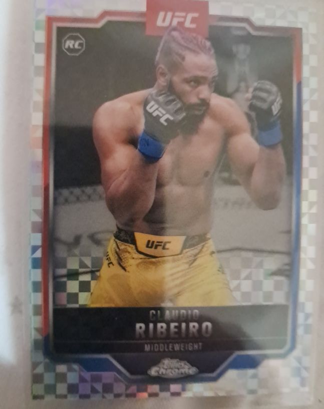 2025 Topps Chrome UFC #16 Claudio Ribeiro — front