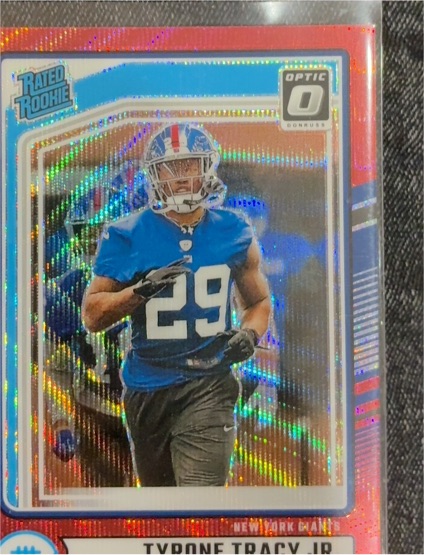 2024 Panini Donruss Optic Rated Rookie Red Wave #unknown Tyrone Tracy Jr — front