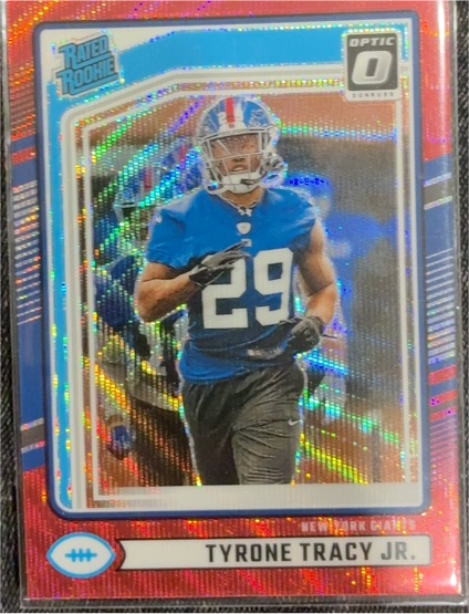 2024 Panini Donruss Rated Rookie Optic Preview #364 Tyrone Tracy Jr. — front